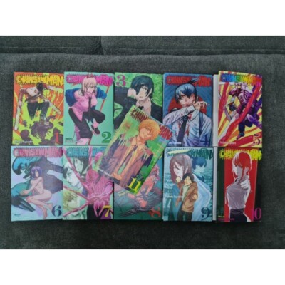 Full Set! Chainsaw Man Manga Volume 1-16 English Version Comic DHL
