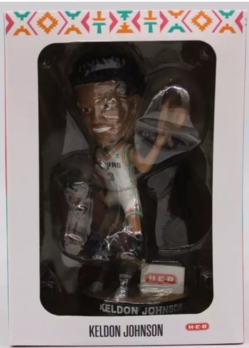 Keldon Johnson NBA San Antonio Spurs Bobbleheads by HEB - Picture 6 of 6