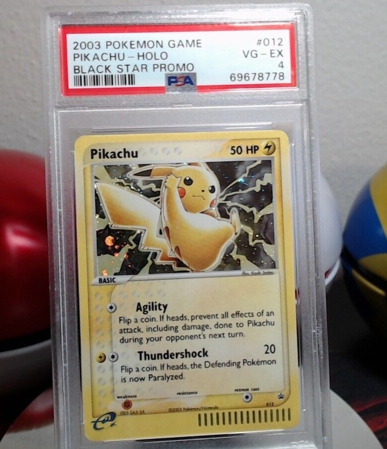 Pikachu Black Star Promo Holo #012 PSA 4 Pokemon 2003 | eBay Pikachu Black Star Promo Holo #012 PSA 4 Pokemon 2003 | eBay