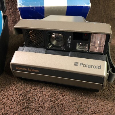Polaroid Spectra System Instant Film Camera, Case, Manual