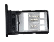 OEM HONOR 80 PRO REPLACEMENT BLACK DUAL SIM CARD HOLDER TRAY