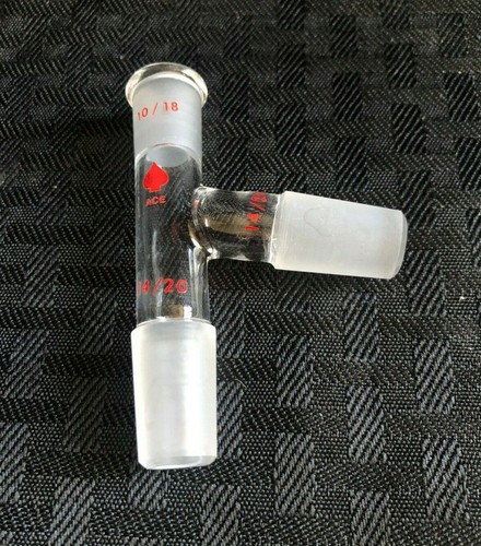 Nuovo, Adattatore di distillazione Ace Glass 75 gradi da 10/18 a 14/20 9077-02 - Foto 5 di 6