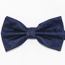 New Men's BUTTERFLY Design NAVY BLUE Pretied Bow tie Prom Wedding Formal Formal