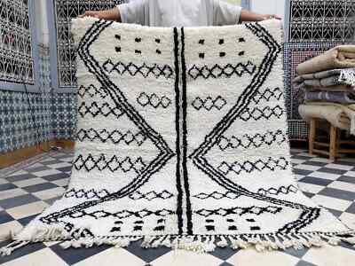 BENI OURAIN RUG AUTHENTIC MAROCCAN RUG, BERBER CARPET, HANDMADE RUG