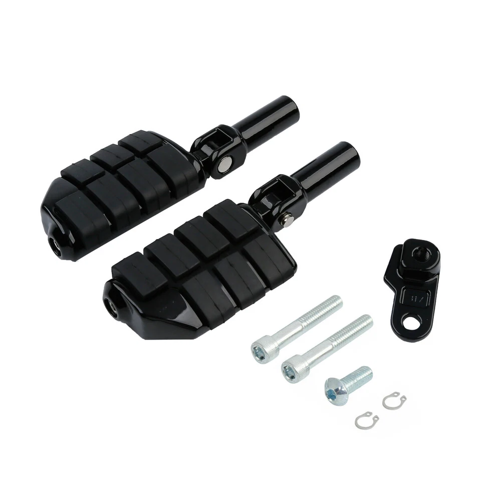 Montaje de estribo trasero apto para Harley Softail Slim 2012-más tarde Cross Bones 2008-2011 Foto 3 de 4