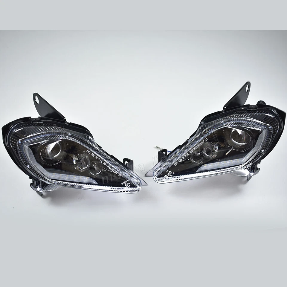 E24 Paar LED Scheinwerfer Blinker Für Yamaha ATV YFZ 450 450R Raptor 700 250 350 - Bild 2 von 4