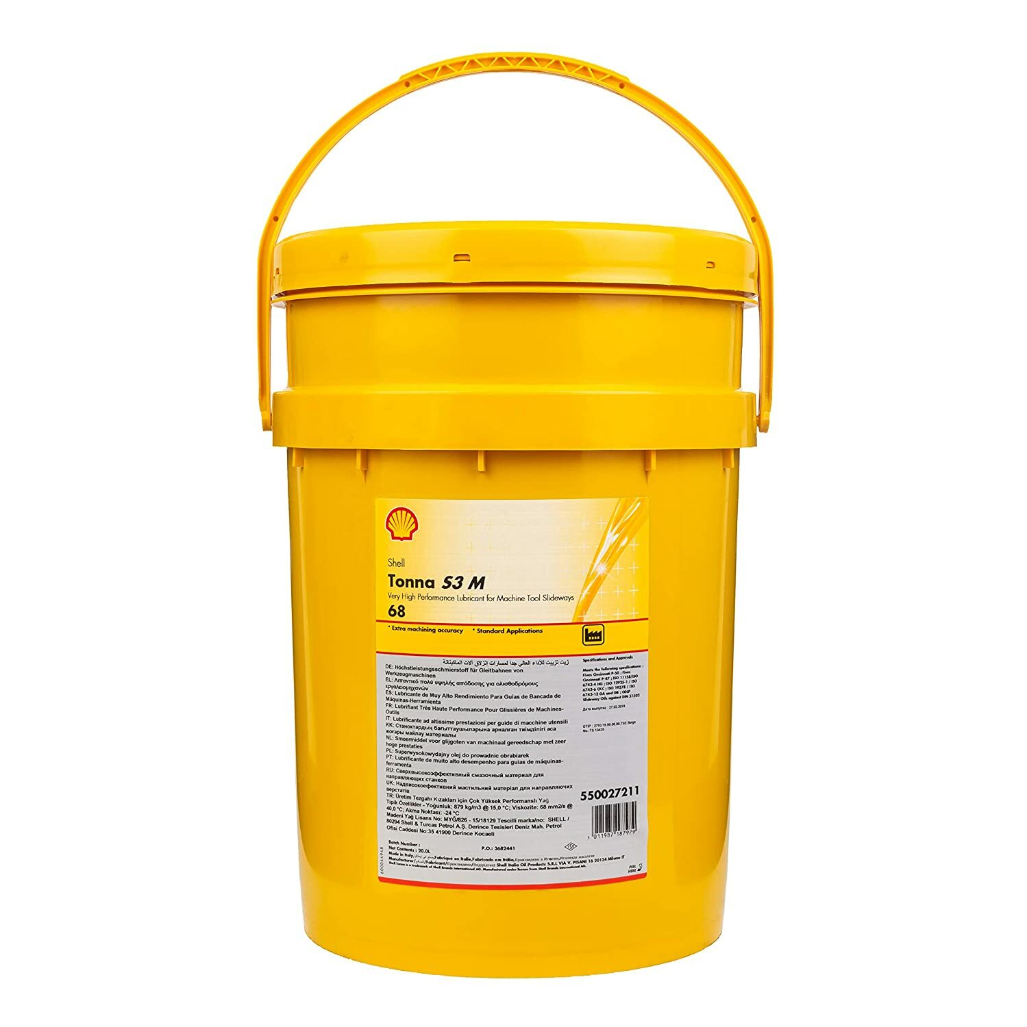 Shell Tonna S3 M 68 (Tonna 68) ISO VG 68 Slideway Oil 20 Litre 20L