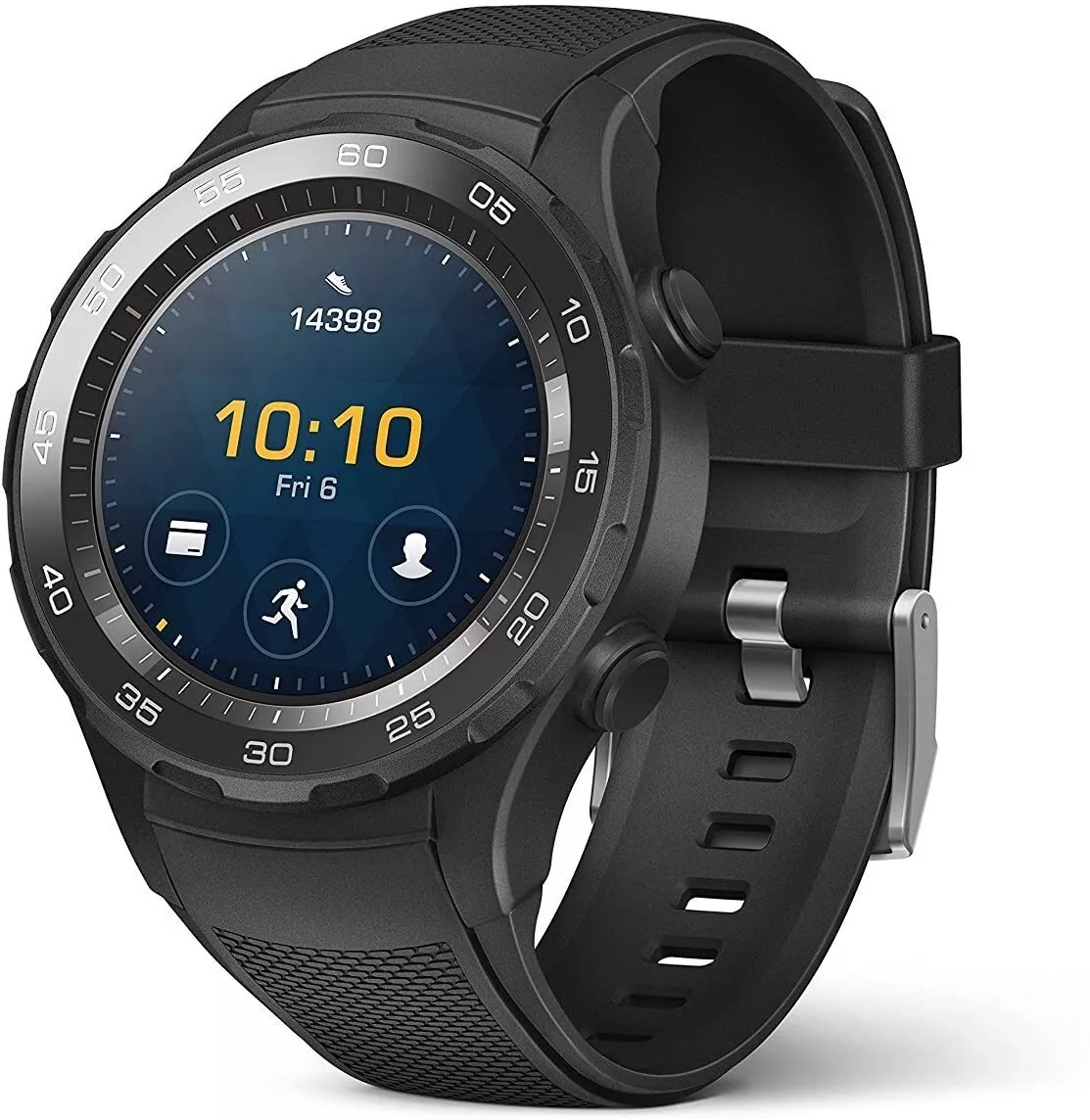 Tilsætningsstof Have en picnic slå op Huawei Watch 2 - Carbon Black - Android Wear 2.0 886598048262 | eBay