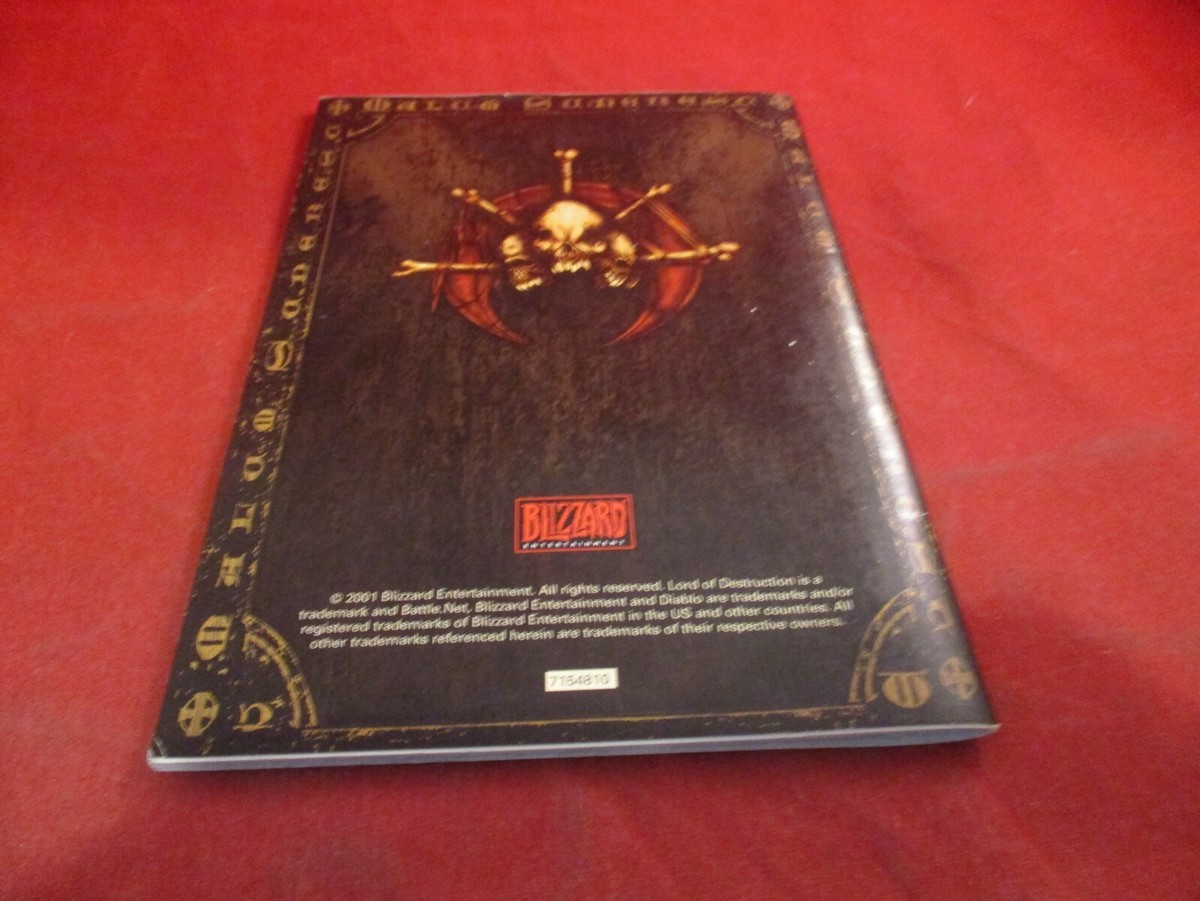 Diablo II Lord of Destruction Expansion Set PC Instruction Manual
