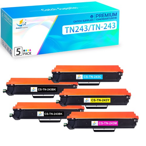 5xTN243 Toner fits for Brother DCPL3510CDW DCPL3550CDW HLL3230CDW