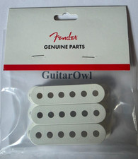 Fender Guitar WHITE Pickup covers Strat 0992034000 FREE SHIPPING