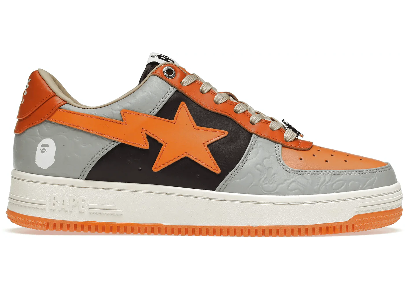 bape schuhe orange