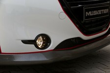 Frontspoiler Peugeot 208 ab Bj. 06/2015 Carbon-Look ABS Spoiler Lippe NEU