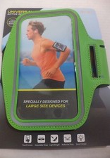 Reiko Sport Armband for Universal 5.5" Devices Full Adjustable Strap Red Blue