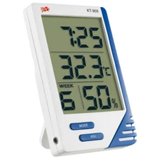 KT-908 Digital Thermometer Big Screen Indoor And Outdoor Temperature Hygrometer 