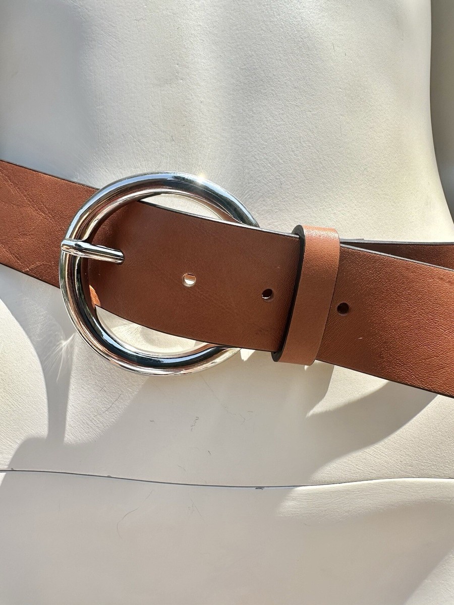 Liviana Conti Luxury Italian Leather Belt Tan Brown  display picture 3