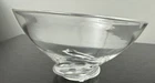 Vintage Steuben Glass 7" Round Swirl Bowl Signed #8060