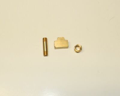 MOPAR OIL PRESSURE GAUGE T ADAPTER FITTINGS TO USE WARNING LIGHT and GAUGE NEW