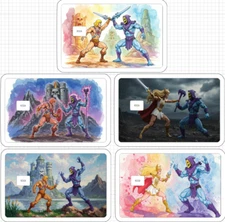 He-Man She-Ra Skeletor Credit Debit ATM Card Skin Sticker MOTU Masters Universe