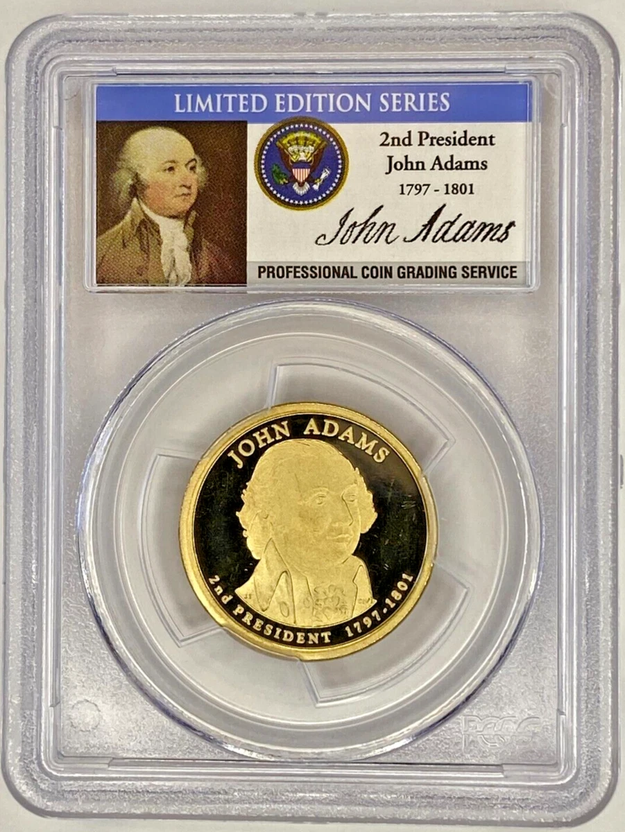 PCGS Certified PR 69 Graded 2007 Presidential Dollar Coins (2007