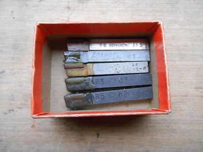 AR-5 BRAZED CARBIDE TOOL BITS  KENNAMETAL , ADAMS , OTHER S, LOT OF 5 - Image 1 of 3