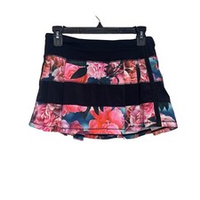 Lululemon Pace Rival Skirt Skort Size 6 Secret Garden Floral Tennis Athletic