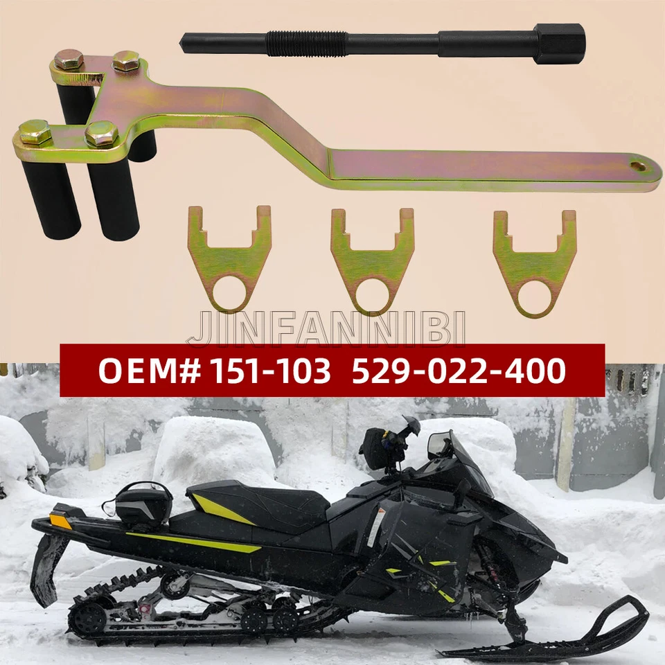 Extractor de embrague y herramienta de sujeción con kit de clips para Ski-Doo MXZ XRS 500SS 600 800 1200 Foto 2 de 4