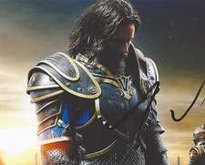 TRAVIS FIMMEL SIGNED AUTHENTIC 'WARCRAFT' 8X10 PHOTO w/COA VIKINGS ACTOR 