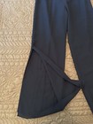 COLDWATER CREEK Pants Women's Size 8 Black Straight Slit Leg Dress Slacks — photo 2