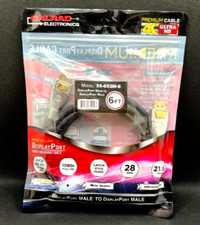 Calrad DisplayPort Cable 6 feet 55-652M-6             Brand New             