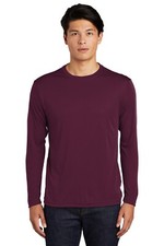 MEN'S MOISTURE WICKING Dri fit Long Sleeve SPORT-TEK T-shirt ST350LS