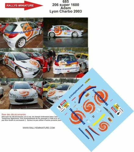 Coche de automodelismo y aeromodelismo Peugeot de escala 1:24