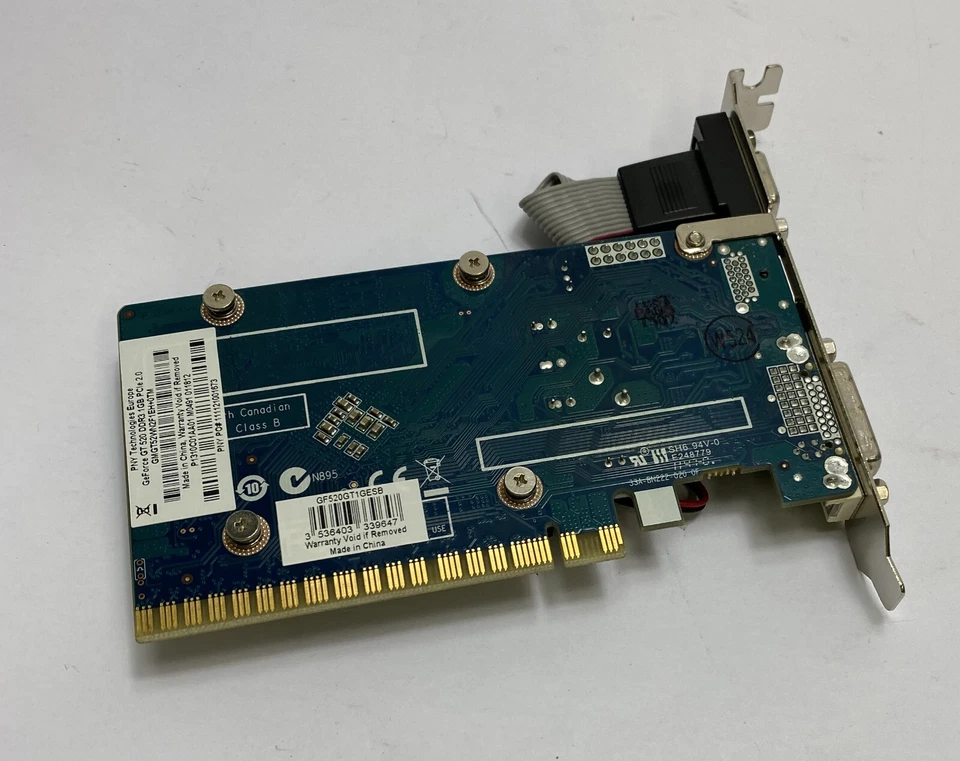 1GB PNY nVidia GeForce GT520 DVI / HDMI / VGA DDR3 PCI-e Graphics Video Card - Image 3 of 4