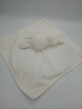 Carter's White Lamb Pacifier Holder Plush Lovey Security Blanket 67213