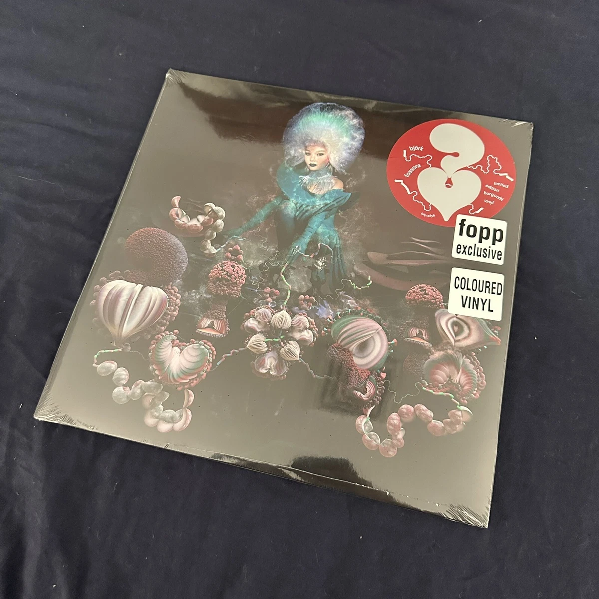 Bjork Fossora burgundy vinyl record