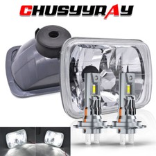 7x6" 5x7INCH Square LED Headlight Hi/Lo Beam for For Jeep Wrangler YJ Chevy S10