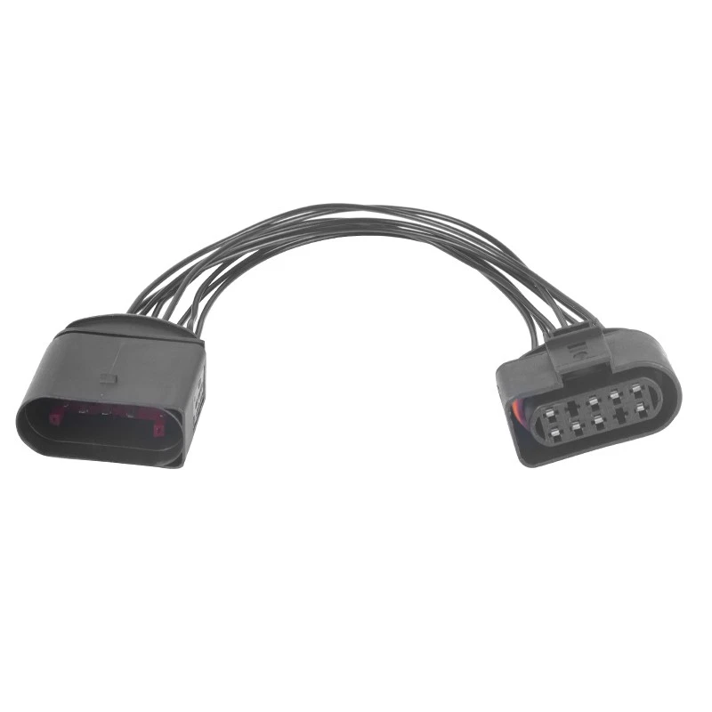 2X 14 to 10 Pins Xenon HID Headlight Connector Adapter Convertor Plug For Jetta - Image 4 of 4