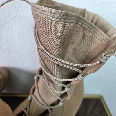 Wellco Military Desert Combat Boots Suede Nylon Lace Up Mens  display picture 2