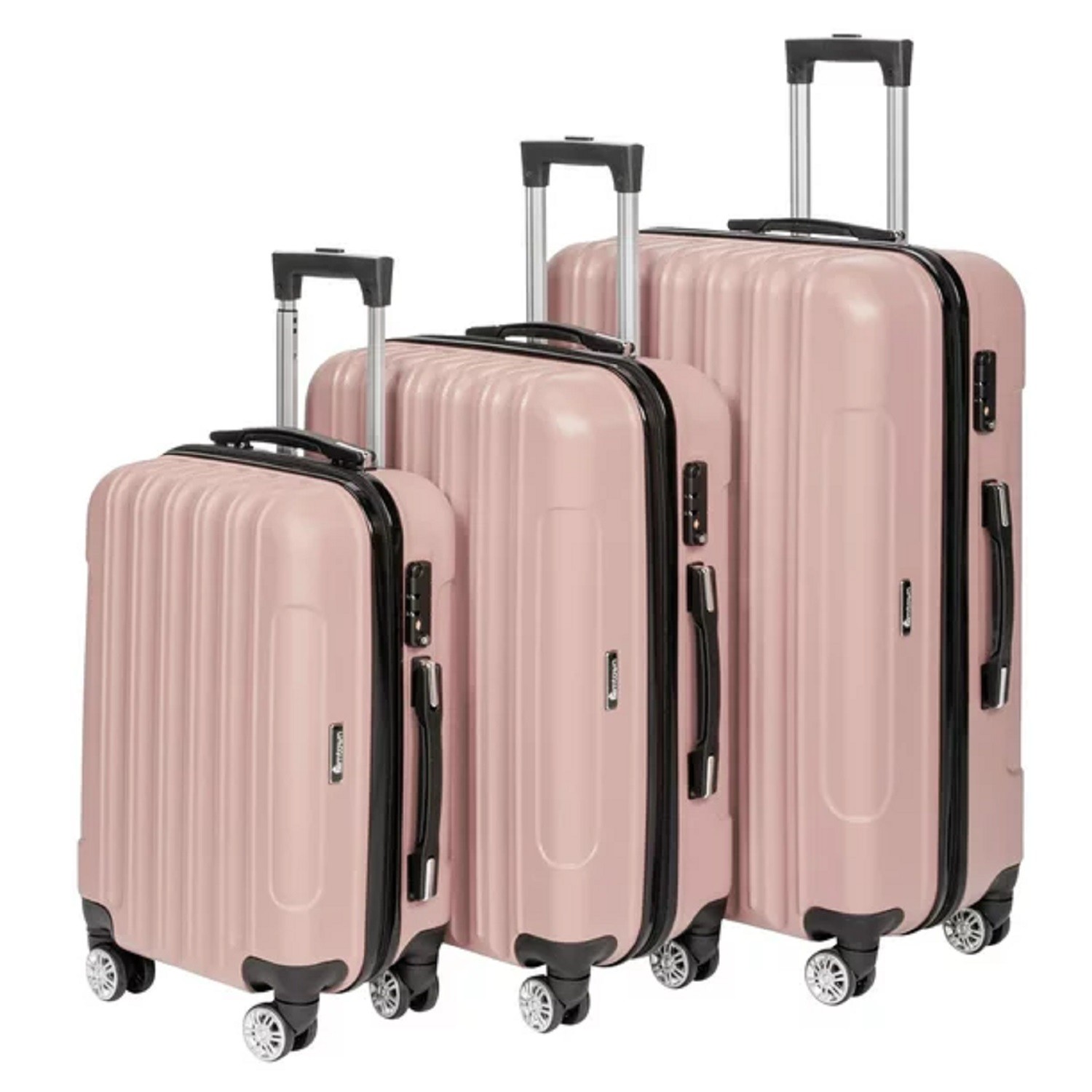 Set With Tsa Lock, Rose Gold