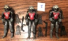 GI Joe ARAH 1985 Cobra Eels Action Figure Lot of 3 - 100% Complete WIth Filecard