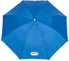 Wave Beach 4' Adjustable Clamp-On Beach Umbrella and Sun Shade, Lightweight Poly