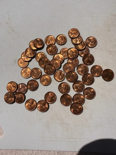 New Listing1950-S Lincoln Wheat Cent Roll (48 Coins) BU UNC Red Better Date San Francisco