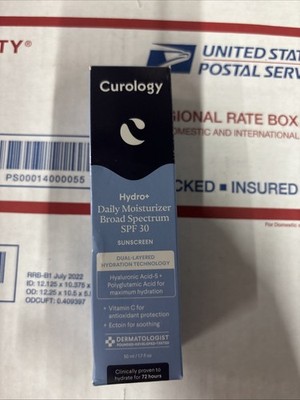 Curology HYDRO+ Daily MOISTURIZER SPF 30 Broad Spectrum 1.7 oz Sunscreen 02-26
