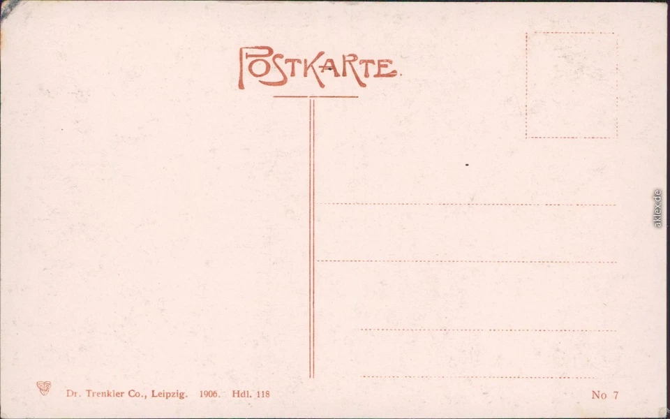 Heidelberg Schloss - Saal im Friedrichsbau Ansichtskarte 1906 - Bild 3 von 3