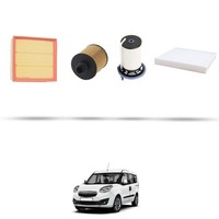 Hoffcar Wartungsset - 4 Filter FüR Opel Combo D 1.6 Cdti 74KW Ab 2012