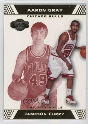 2007-08 Topps Co-Signers Gold Red /109 JamesOn Curry Aaron Gray #69 1r1p