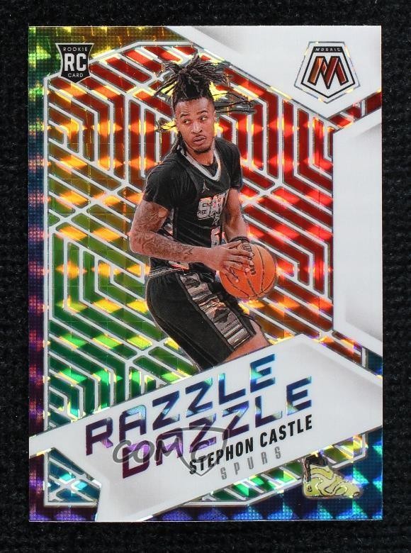 2024-25 Panini Mosaic Razzle Dazzle Stephon Castle #13 Rookie RC