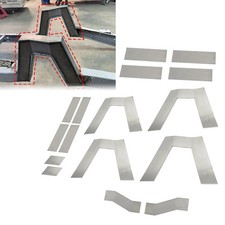 For 1963-1972 Chevrolet C10 Pickup 26 Wheels C Notch Frame Step Notch Set Steel