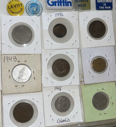 Lotto 151 cassetto spazzatura monete carte giocattoli antichi vintage da collezione - Foto 19 di 24