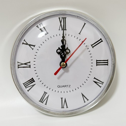 DIY 130MM Quartz Clock Insert Movement Roman Numeral Replacement Gold Silver - Picture 23 of 36